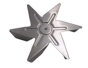 150mm 지름 화전 팬 6 블레이드 오븐 오븐에 스테인리스 스틸